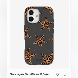 Brand New IPhone 17 Pela Black Jaguar Stars iPhone Case